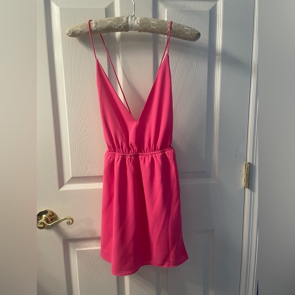 Revolve hot pink mini dress - Picture 5 of 13